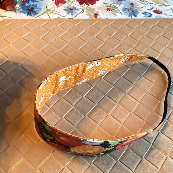 Headbands by Sheila Bee Designs Traditional Thanksgiving Pumpkin Reversible - Picture 4 of 6